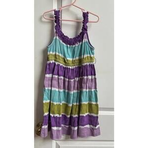 8 Gymboree PurpleBlue Green Dress